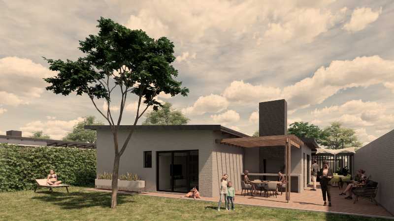 2-Two Bed Unit Backyard View_1 2-Two Bed Unit Backyard View_1