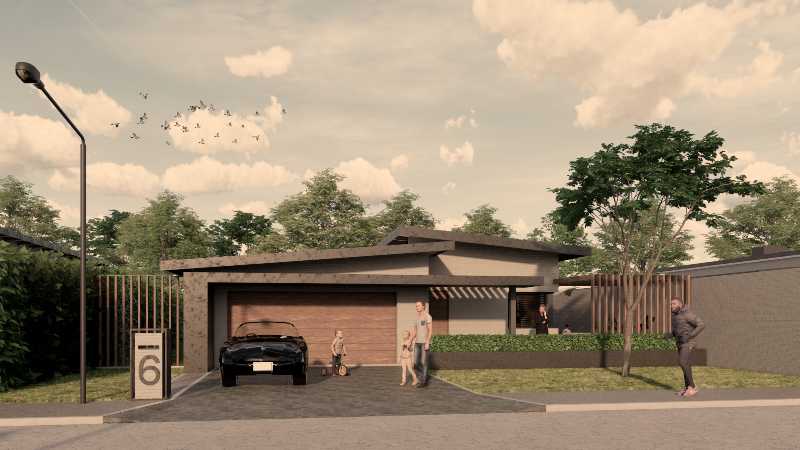 8-Three Bed Unit Street View_1 8-Three Bed Unit Street View_1