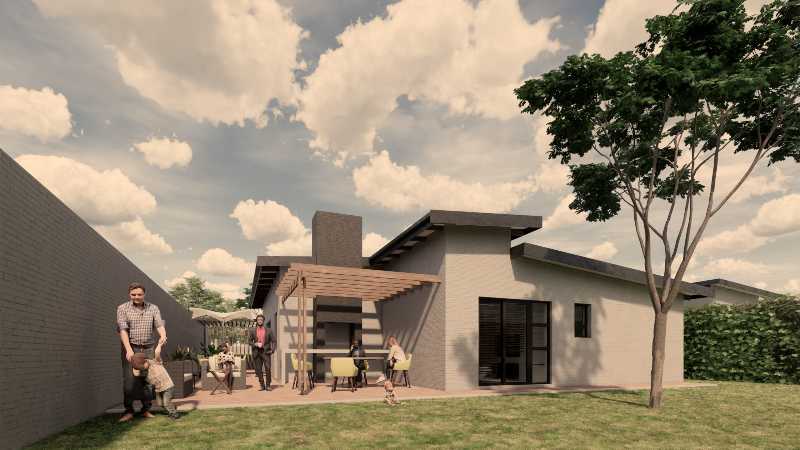 9-Three Bed Unit Backyard View_1 9-Three Bed Unit Backyard View_1